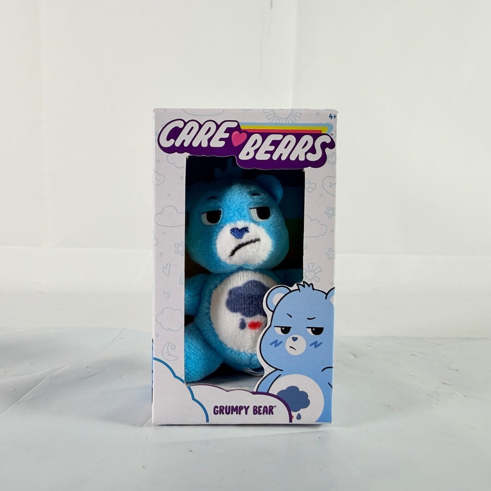 Care Bears Grumpy Bear 3" Micro Plush Mini Stuffed Animal NIB Basic Fun